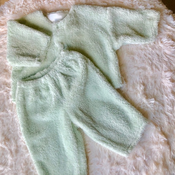 Little Giraffe Other - Little Giraffe Sherpa Top & Bottom Set